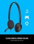 Logitech H340, Stereo, USB Headset for Windows and Mac