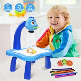 Toys Kids Painting Board Led Projector Art Drawing Table