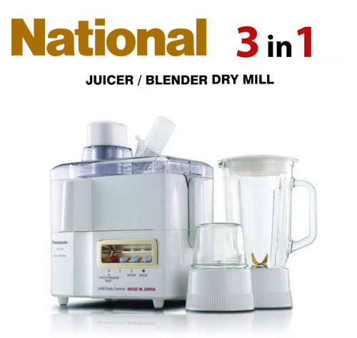 National 3 in 1 Juicer Blender & Dry Mill