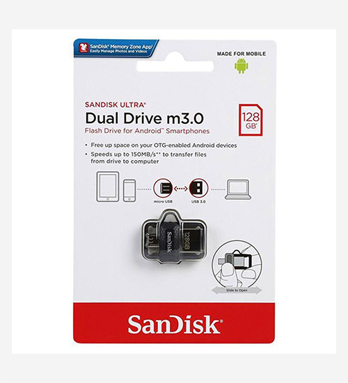 sandisk 128gb otg usb flash drive 3.00