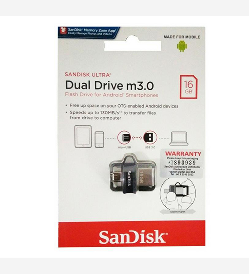 sandisk 16gb otg usb flash drive 3.00