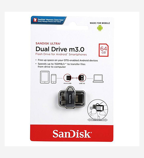 sandisk 64gb otg usb flash drive 3.00