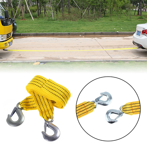 Tons Car Tow Cable Nylon Strap Rope Towing Pull Rope