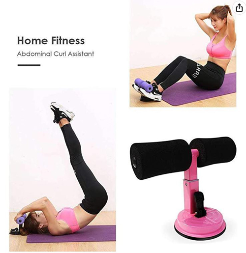 Siddhant Store Home Fitness Equipment Sit-ups and Push-ups Assistant Device Lose Weight Gym Workout Abdominal curl Exercise with Suction Cup
