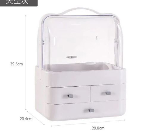 Cosmetic Storage Box Drawer Hand Transparent Desktop Skin Care Products Storage Dustproof Cosmetic Box