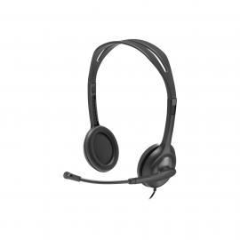 Logitech H111 Stereo Headset with 3.5 mm Audio Jack for Education - Headset - on-ear - wired - 3.5 mm jack - graphite - academic